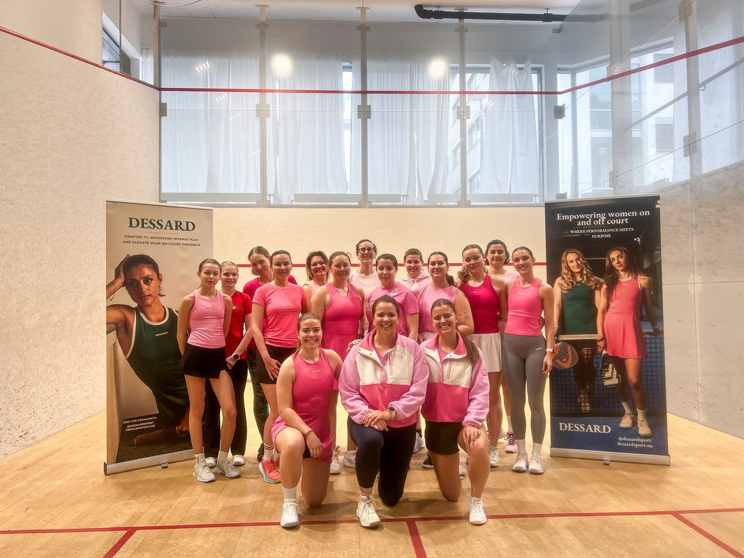 Vår squashcamp for kvinner: Når Norge og Sverige møtes på banen